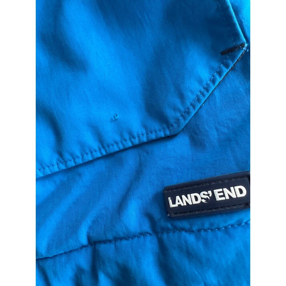 Lands End Womens Blue Hooded Jacket Utility Outdoor Coat Size Small - Picture 5 of 11